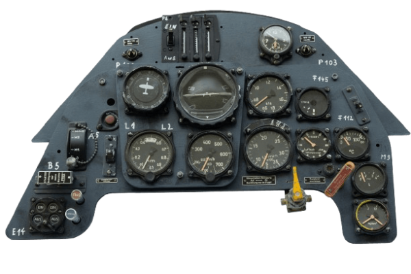 Bausatz Instrumentgerätebrett Messerschmitt Bf 109 G6 1:1