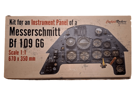 Bausatz Instrumentgerätebrett Messerschmitt Bf 109 G6 1:1